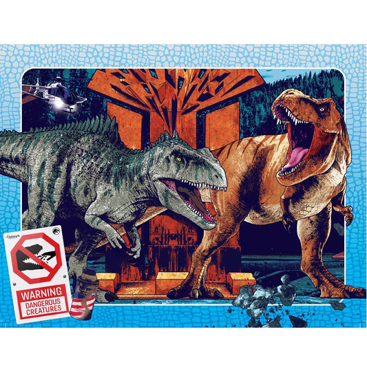 Jurassic Park Tray Jigsaw Puzzle 96pc Assorted