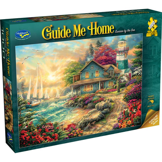 Guide Me Home 1000 Piece Jigsaw Puzzle Sunrise By The Sea