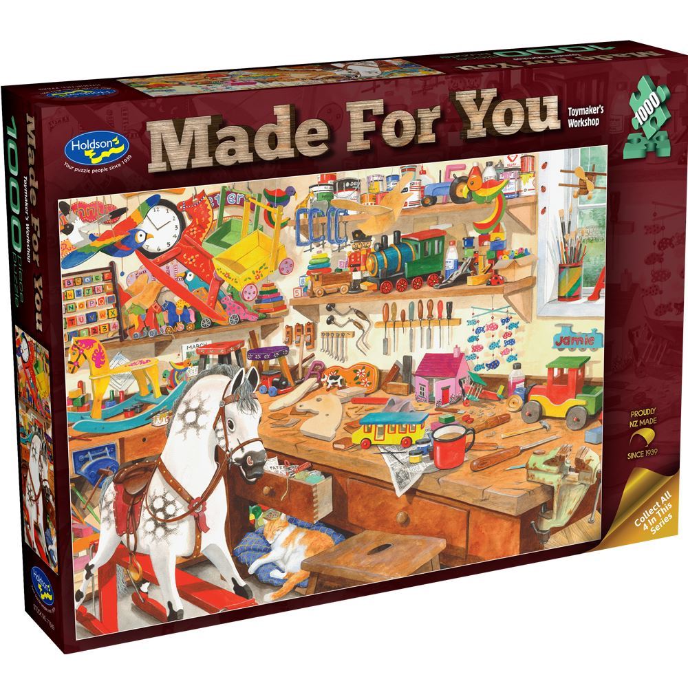 Made For You 1000 Piece Jigsaw Puzzle Toymakers Workshop