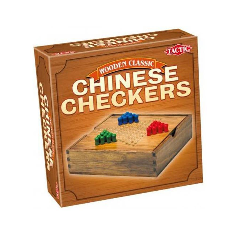 Wooden Classic Chinese Checkers (Travel Size)