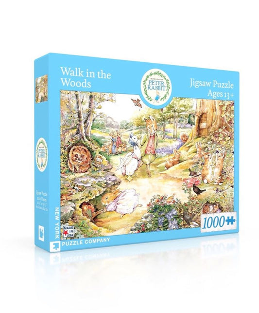 New York Puzzle Company - Walk in the Woods - 1000 Pce Puzzle