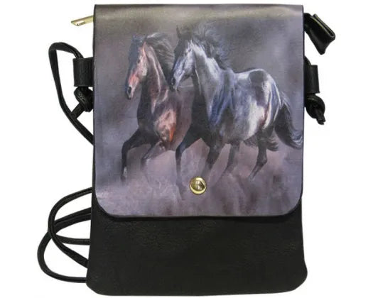 Shoulder Bag Pair Horses