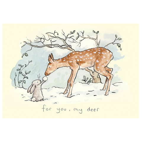 Two Bad Mice - For You My Deer - Christmas Card