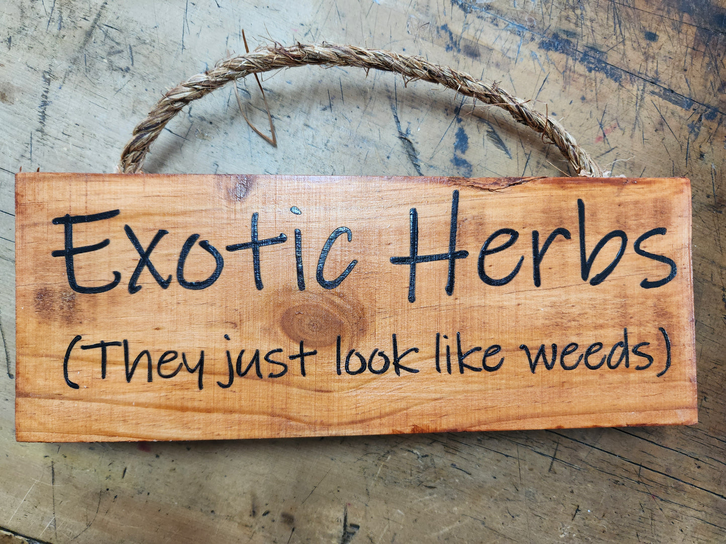 Framing Good Crafts Exotic Herbs Sign