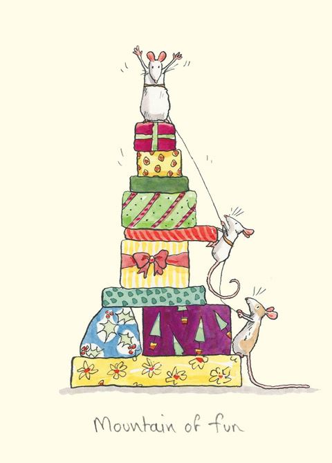 Two Bad Mice - Mountain of Fun - Christmas Card