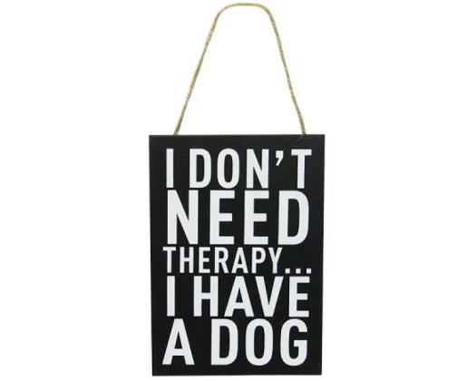 Dog Therapy Sign