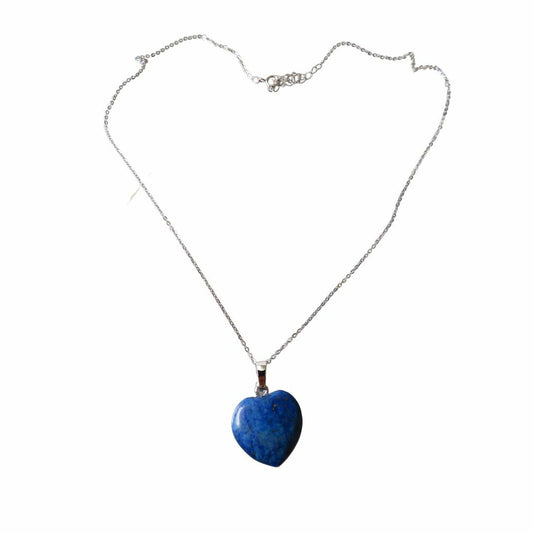 Lg Lapis Lazuli Heart Pendant