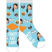 Frankly Funny Socks Crazy Cat Lady
