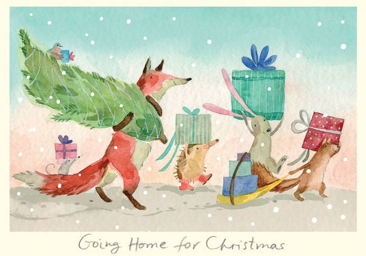 Two Bad Mice - Going Home For Christmas - Christmas Card