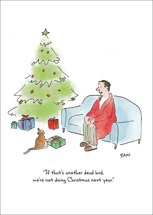 The New Yorker - Gifts From The Cat - Christmas Card