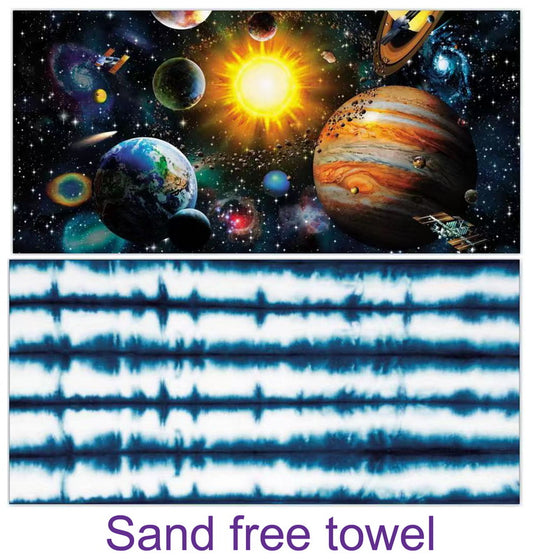 Double Sided Sand Free Towel - Space