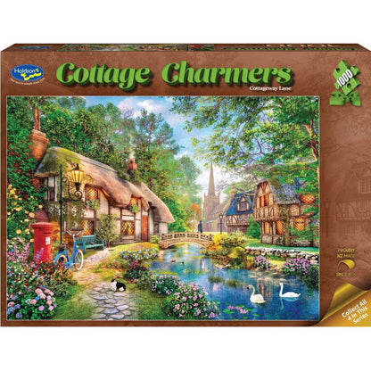 Cottage Charmers 1000pc Puzzle - Cottageway Lane