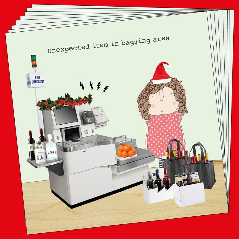 Rosie Made A Thing - Bagging Area - Christmas Card
