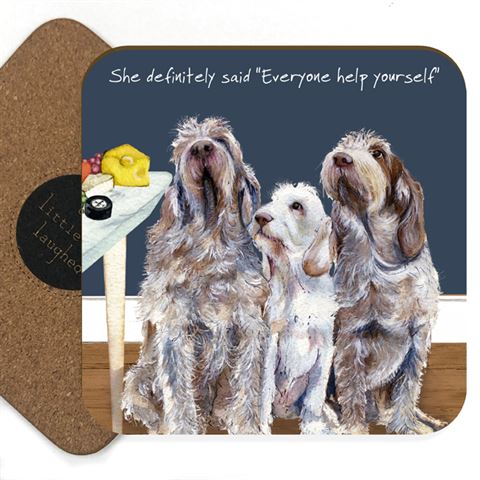 Little Dog Laughed - Help Yourself Everyone - Coaster