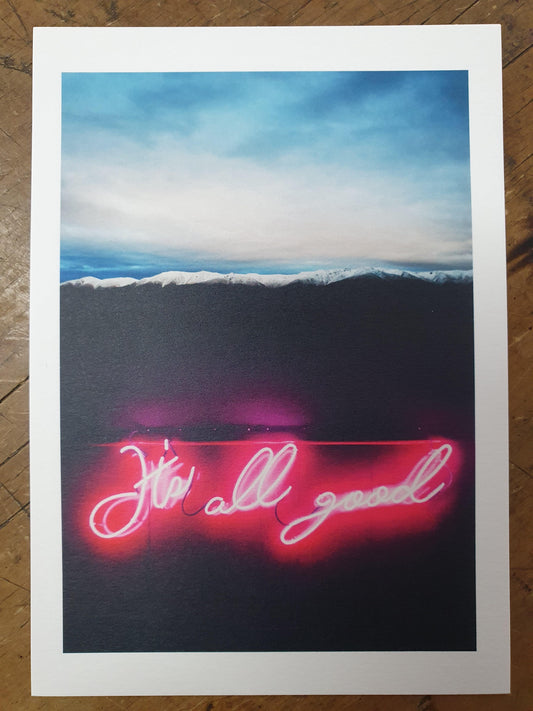 Chloe Lodge Postcard - It's All Good