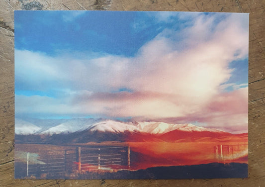 Chloe Lodge Postcard - Winter Rainbow