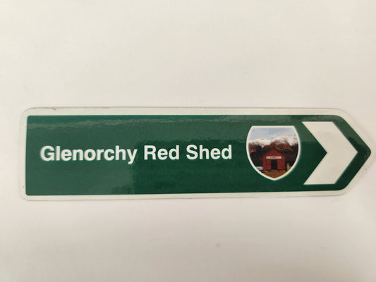 Magnet Road Signs - Glenorchy Red Shed