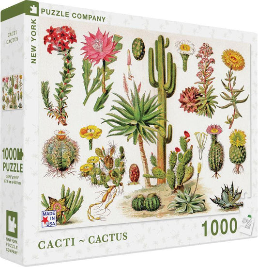 New York Puzzle Company - Cacti - 1000 Pce Puzzle