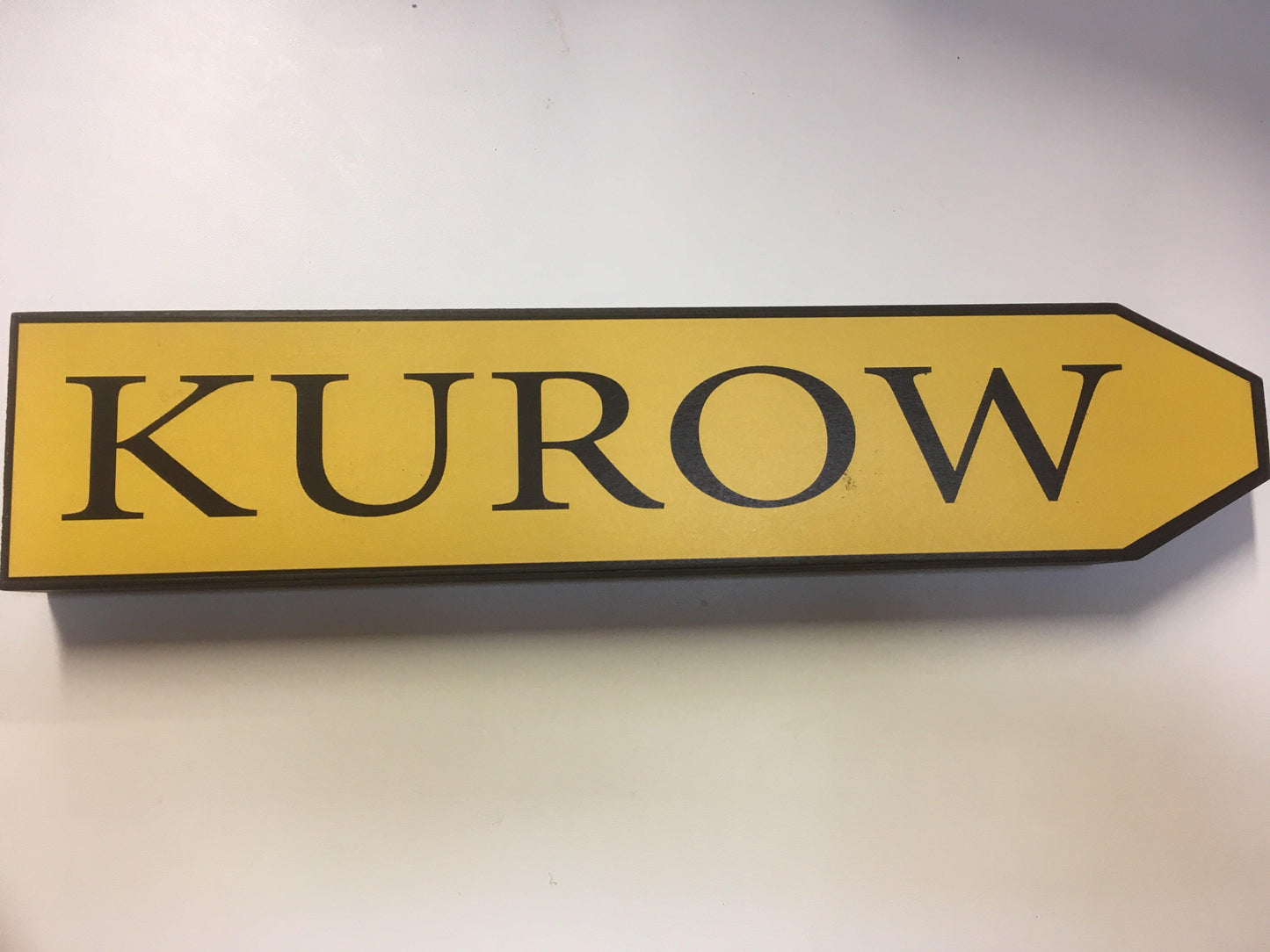 Place Name Road Sign - Kurow