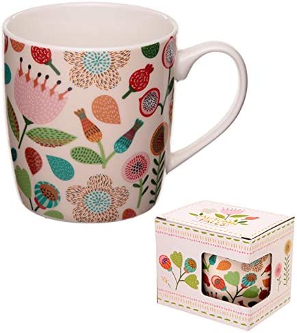 Autumn Falls Floral Design Mug Boxed