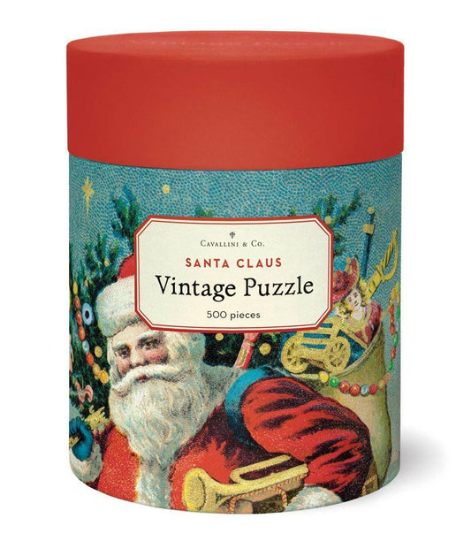 Cavallini & Co - Santa Claus 500 Pce - Christmas Vintage Puzzle