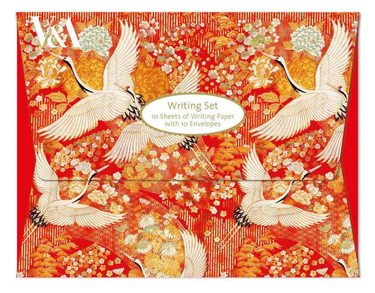 Museums & Galleries - Kimono Cranes - Writing Set