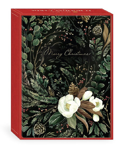 Punch Studio - Elegant Botanicals - Christmas Cards