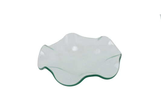 Electric Touch Warmer Glass Dish - Wavy