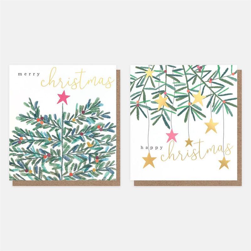 Caroline Gardner - Trees & Stars - Christmas Card
