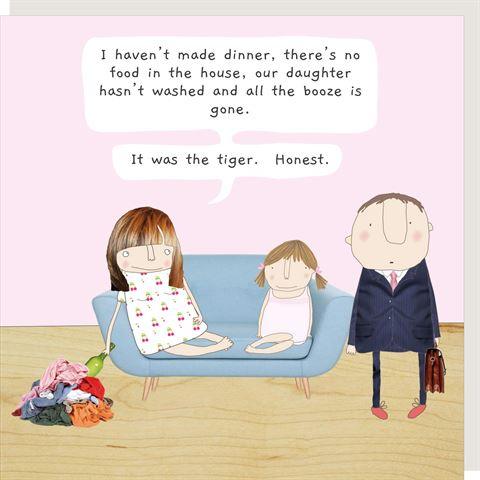 Rosie Made A Thing - Tiger - Card