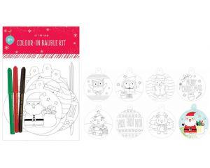 Christmas Colouring Bauble Kit