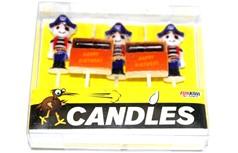 Cake Decorating Pirate Candles