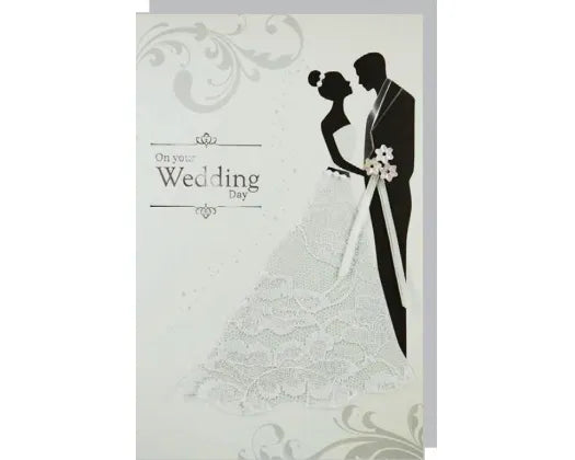 Wedding Card Black & White