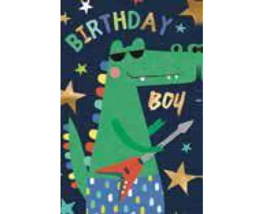 Croc Birthday Boy Card