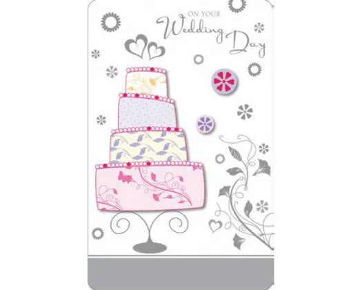 Wedding Card Wedding Cake