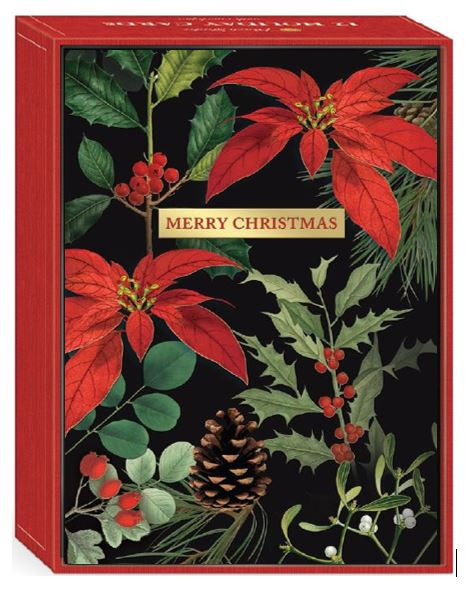 Punch Studio - Christmas Flora - Christmas Cards