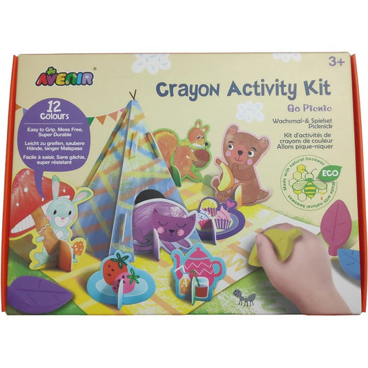 Avenir Crayon Activity Kit Go Picnic