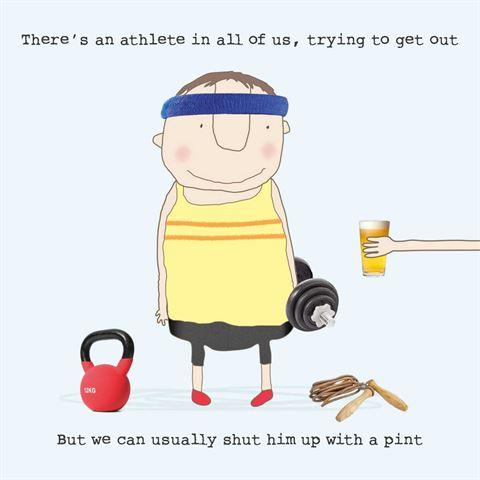 Rosie Made A Thing - Athlete Pint - Card