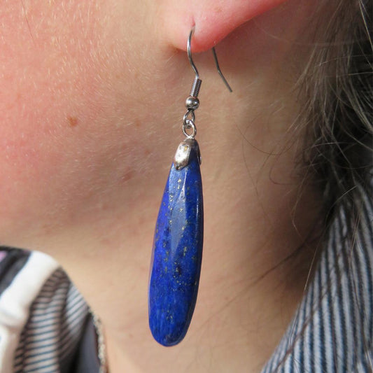 Lapis Lazuli Long Earrings
