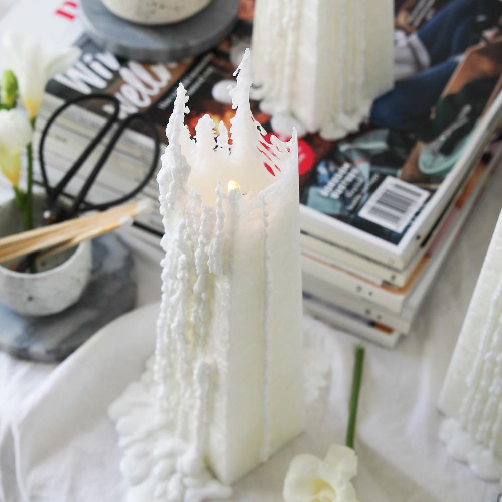 Living Light Icicle Candle - Pinot Blanc
