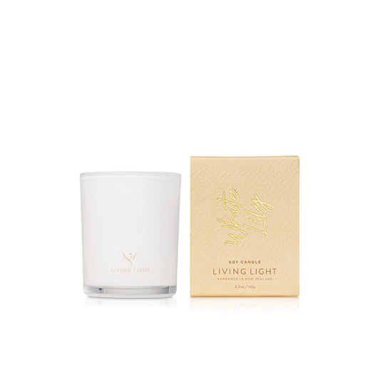 Living Light Dream Soy Candle Mini - White Lily