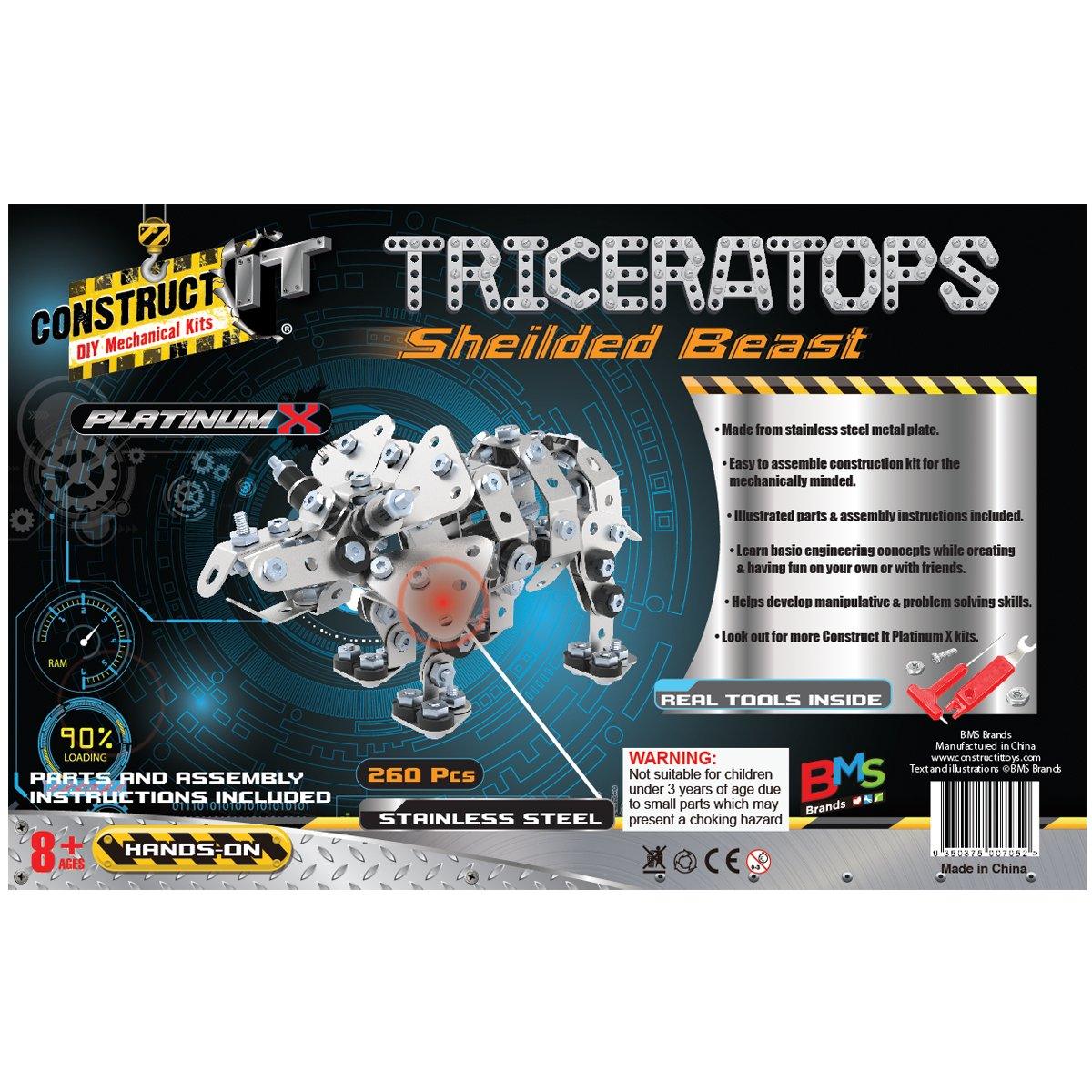 Construct It Platinum X Triceratops 261pc